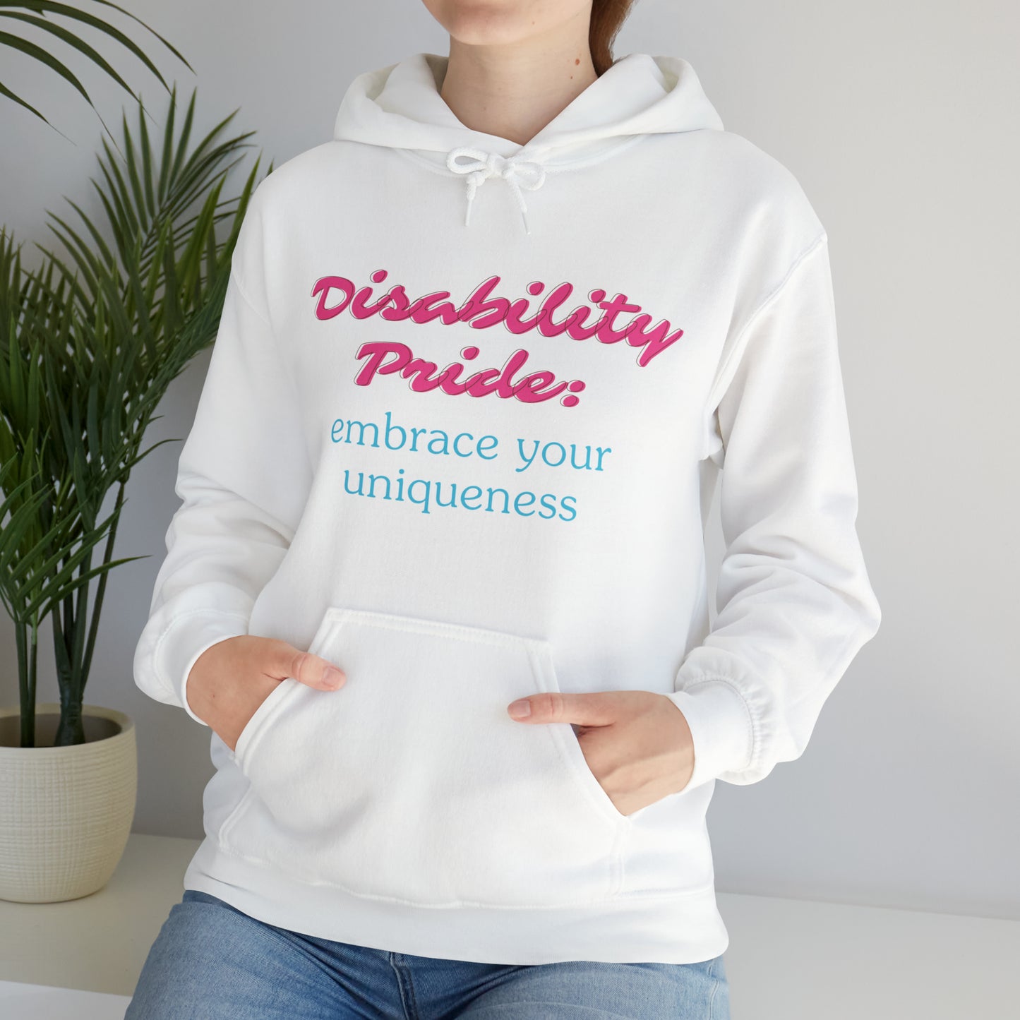 Unisex Hooded Sweatshirt - Disability Pride: Embrace Your Uniqueness