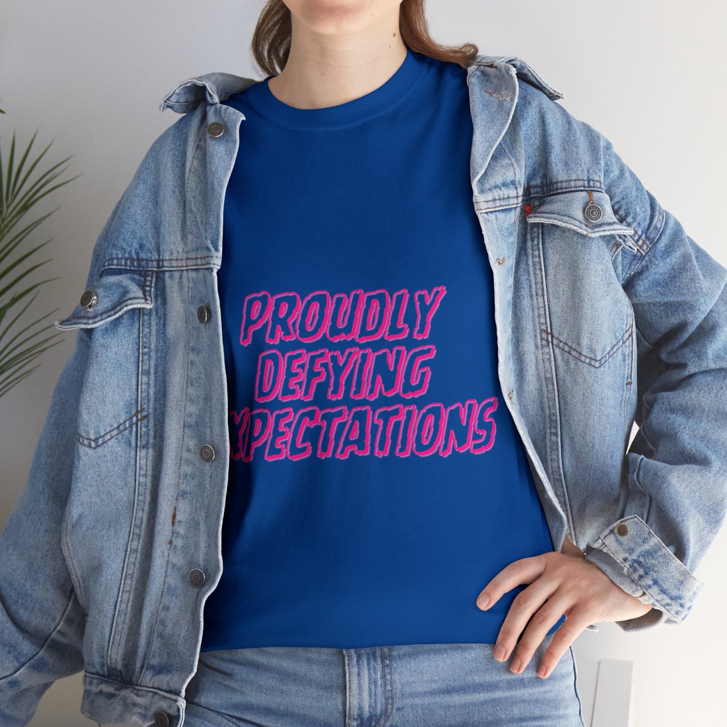 Unisex T-Shirt - Proudly Defying Expectations