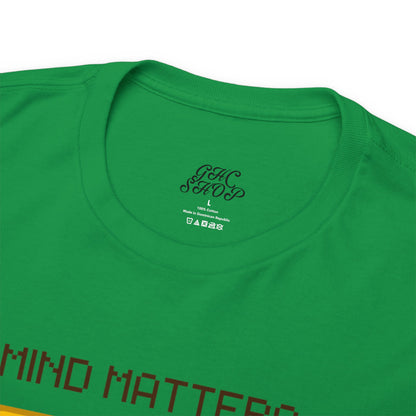 Unisex Heavy Cotton Tee - Mind Matters: Let's Prioritize Mental Wellness Together