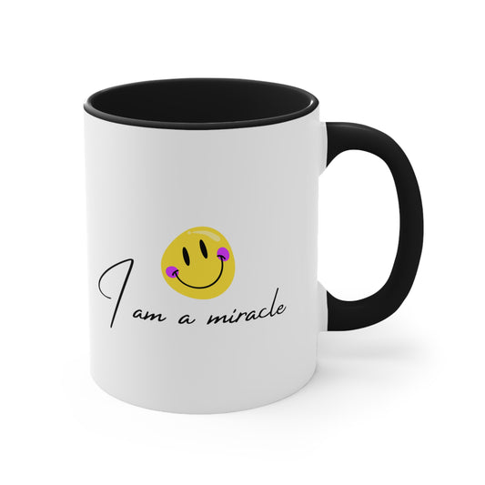 Accent Coffee Mug - I am a miracle