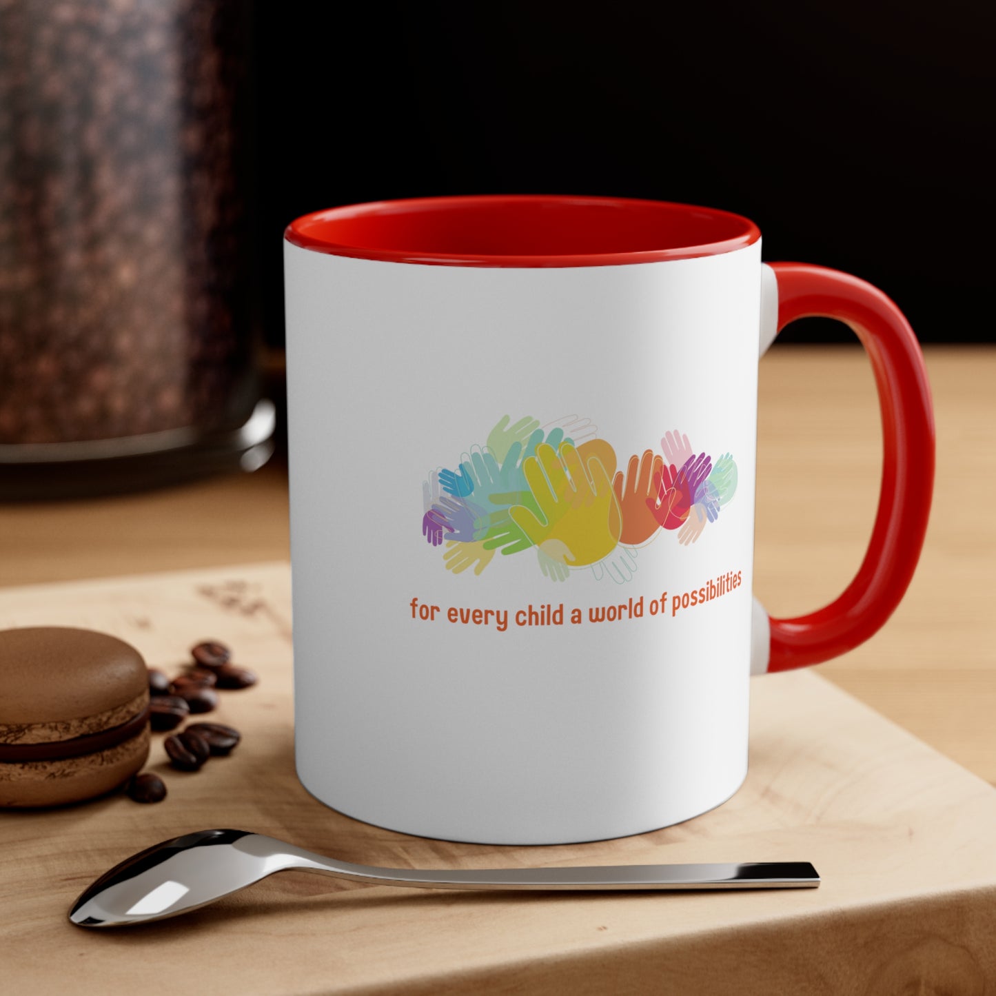 Accent Coffee Mug - For Every Child, a World of Possibilities