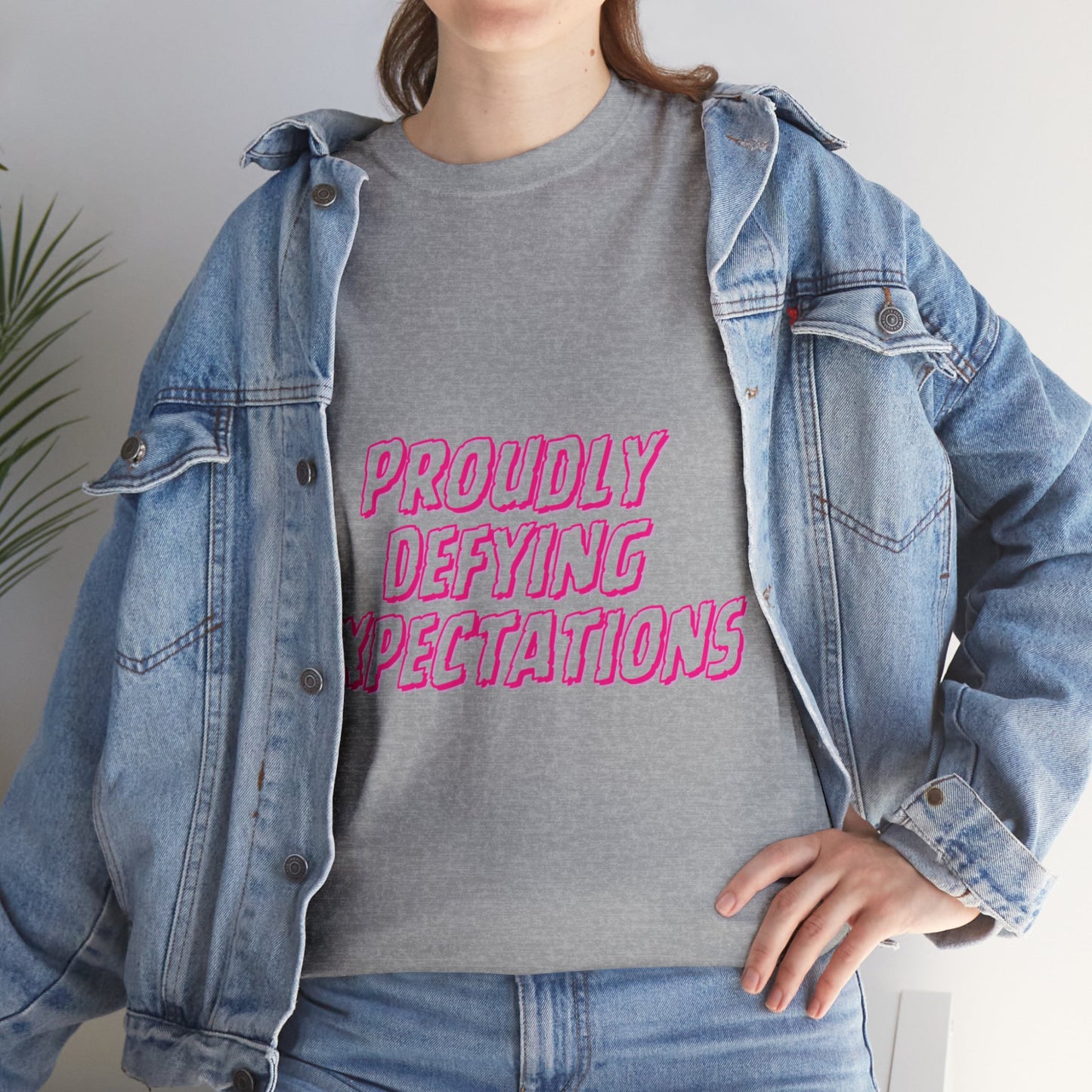 Unisex T-Shirt - Proudly Defying Expectations