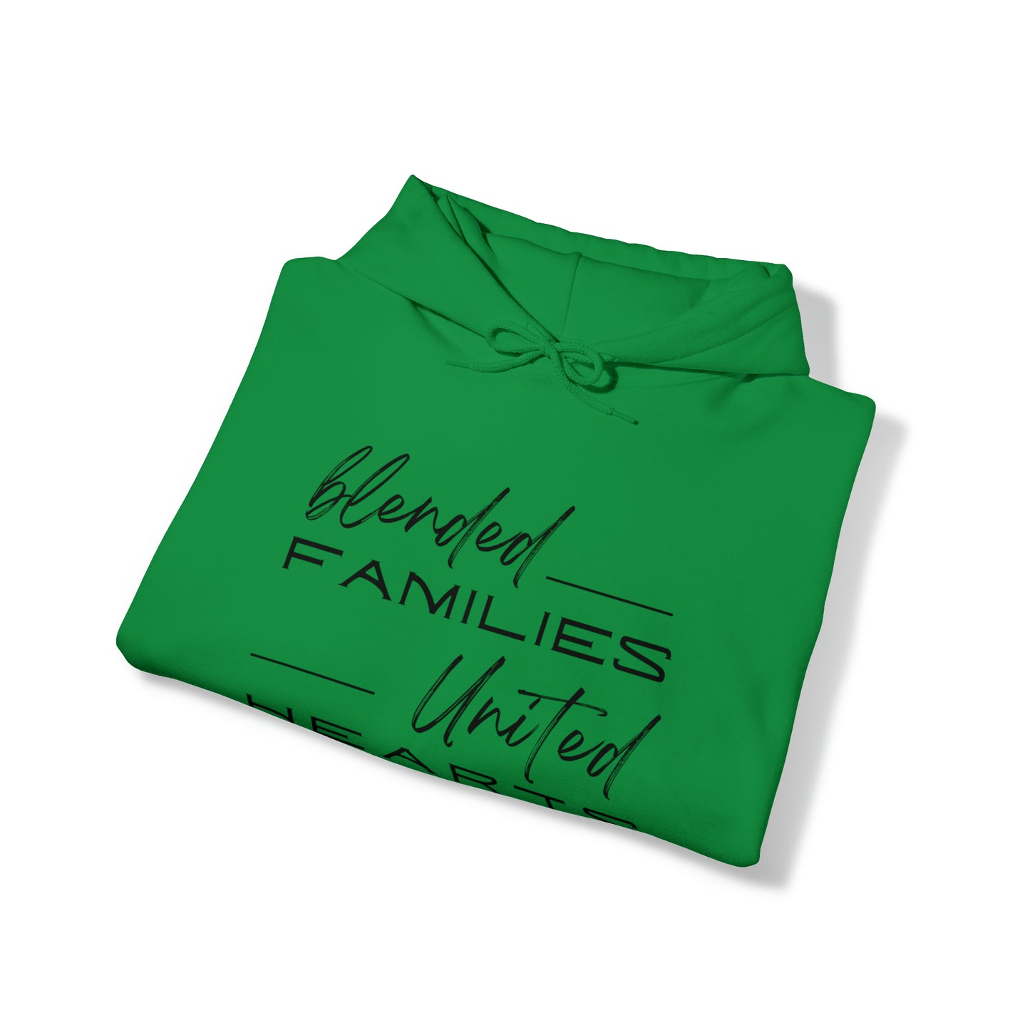 Unisex Hooded Sweatshirt - Blended Families, United Hearts