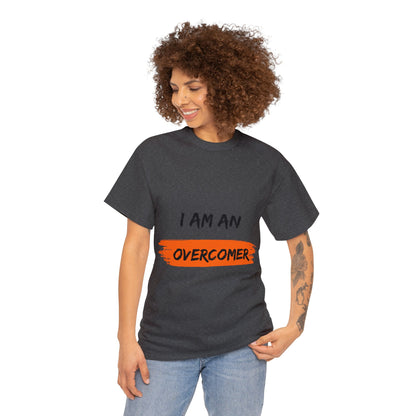 Unisex Heavy Cotton Tee -  I am an overcomer