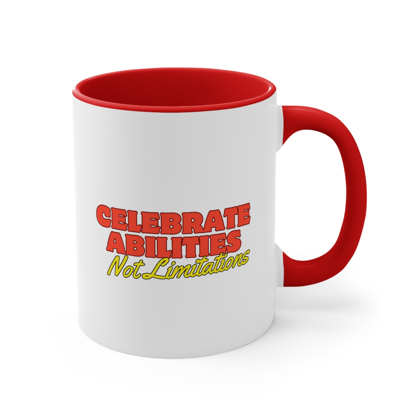 Accent Coffee Mug - Celebrate Abilities, Not Limitations