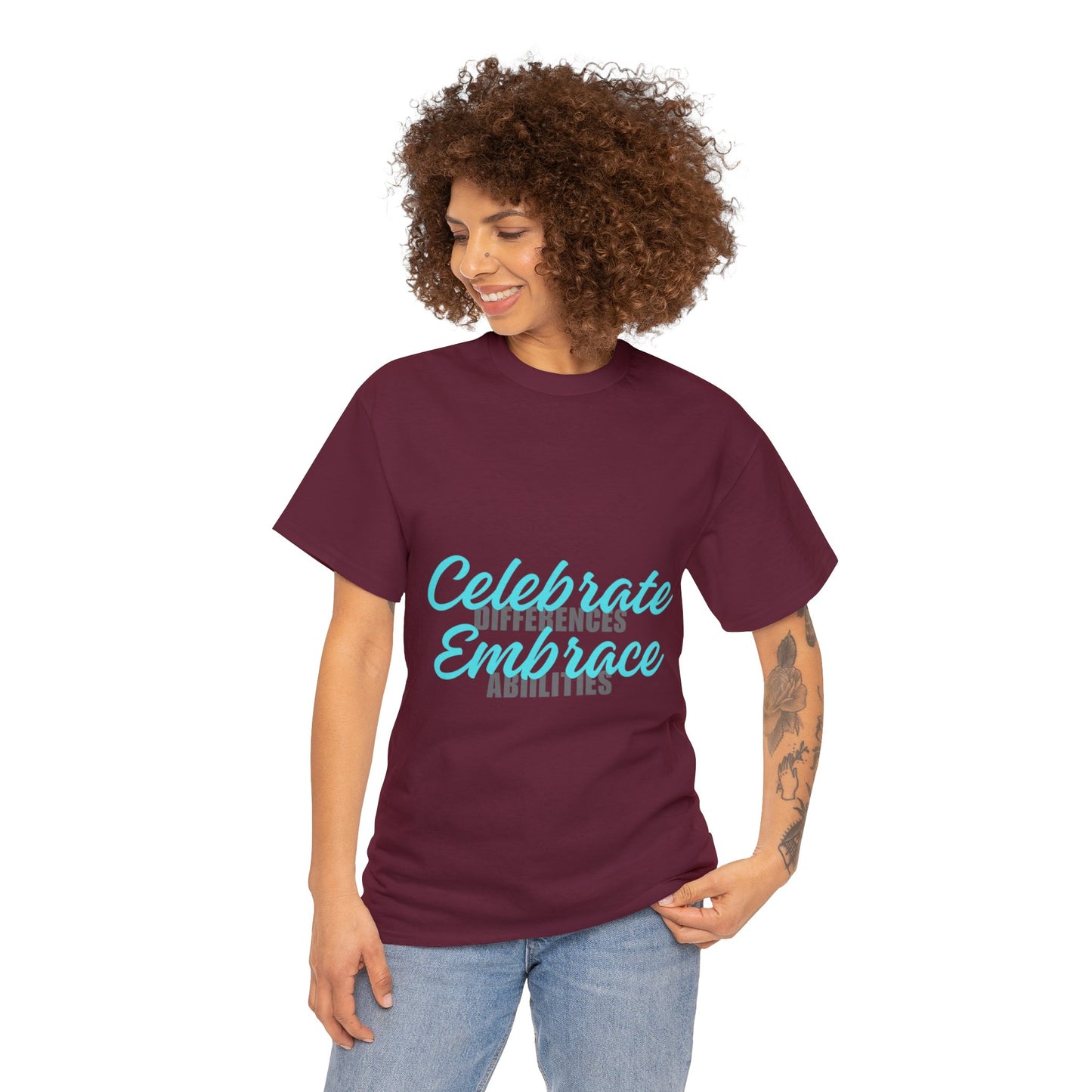 Unisex T-Shirt - Celebrate Differences, Embrace Abilities