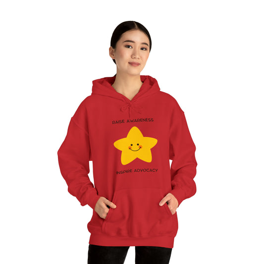 Unisex Hooded Sweatshirt - Raise Awareness, Inspire Advocacy