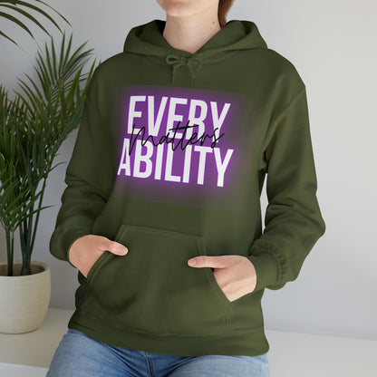 Unisex Hooded Sweatshirt -  Every Ability Matters