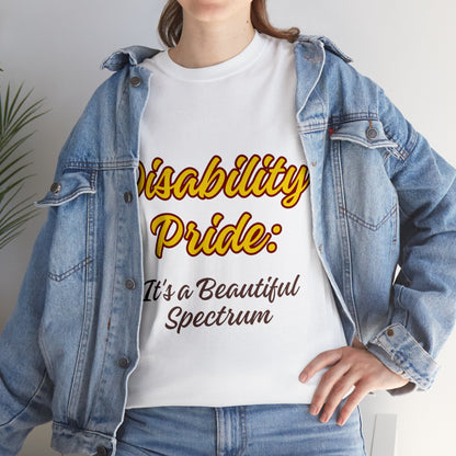 Unisex T-Shirt - Disability Pride: It's a Beautiful Spectrum