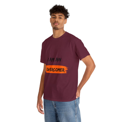 Unisex Heavy Cotton Tee -  I am an overcomer