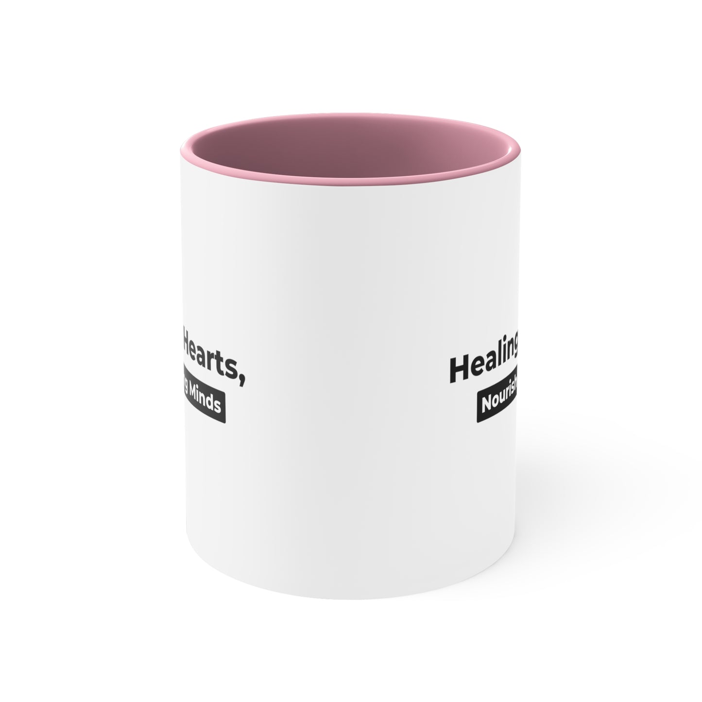 Accent Coffee Mug - Healing Hearts, Nourishing Minds