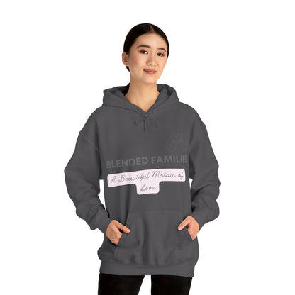 Unisex Hooded Sweatshirt - Blended Families: A Beautiful Mosaic of Love