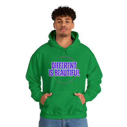 Unisex Hooded Sweatshirt - Different is Beautiful